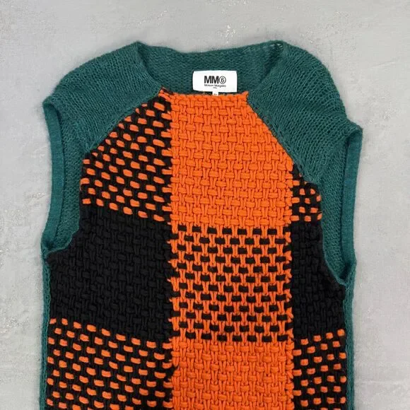 MM6 Maison Margiela Wool & Mohair Blend Knit Sweater Women's Medium - Picture 2 of 5